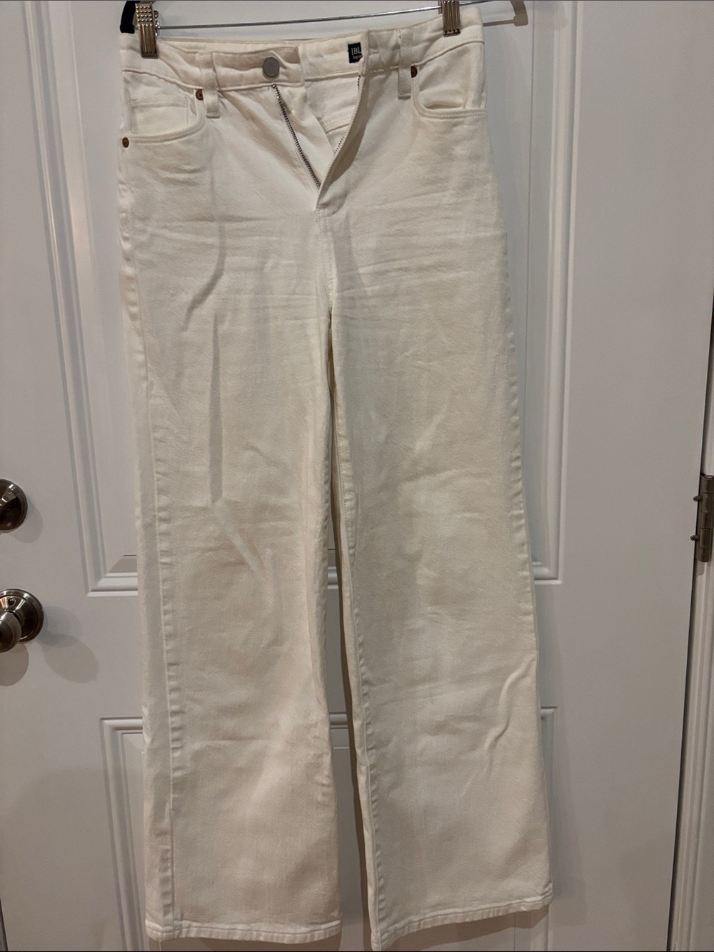 Blank NYC Women's Off-White Wide-Leg Jeans